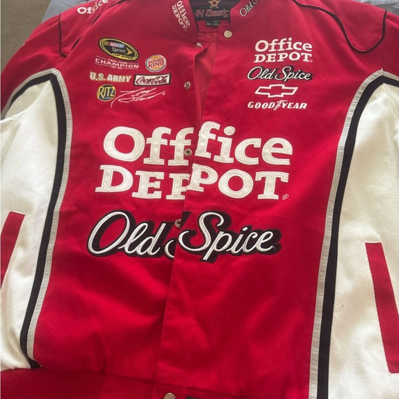 Nascar Red and White Racing Jacket - Picture 4 of 4
